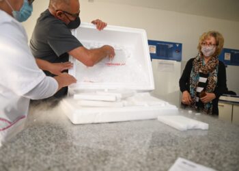 La Provincia recibió 3.600 dosis de la vacuna Sputnik V. Irán  a los hospitales de Villa de Merlo, La Punta, Quines, El Trapiche, Juana Koslay, Justo Daract y San Francisco