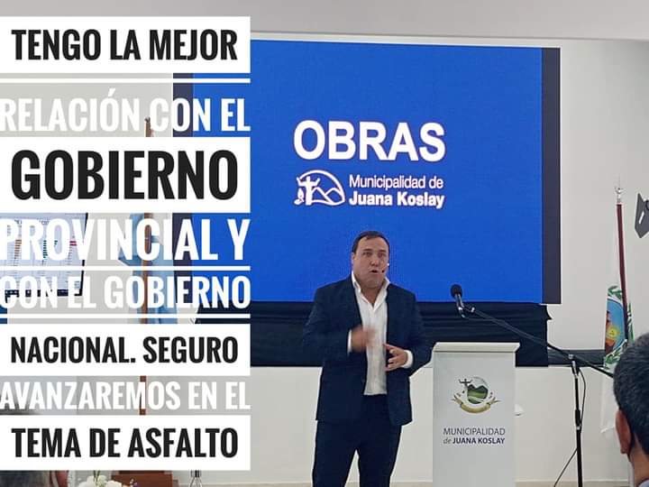 Las principales frases del discurso del intendente de Juana Koslay en la Apertura de Sesiones