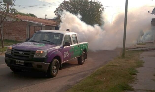 Continúan las fumigaciones esta semana en Juana Koslay, Los Puquios, Donovan y alrededores
