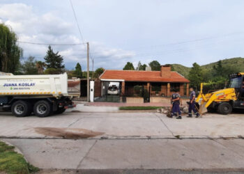 Continúan las tareas de desmalezado y retiro de escombros