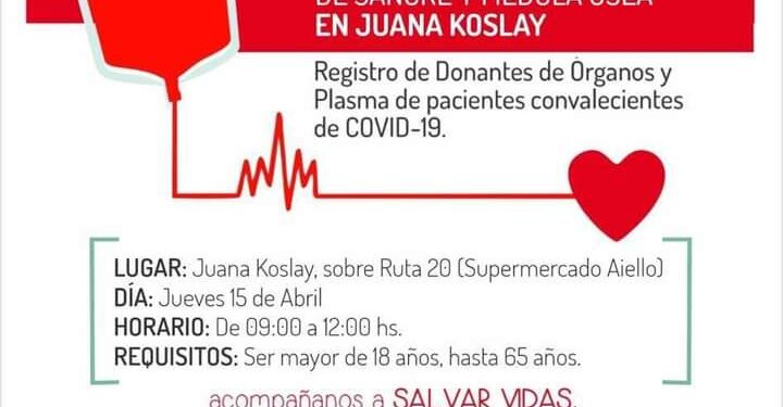 Campaña de Donación de Sangre, Médula Osea, Órganos, Tejidos y Plasma de Donantes