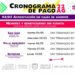 El martes 4 se hará efectivo el pago a beneficiarios 22 AG