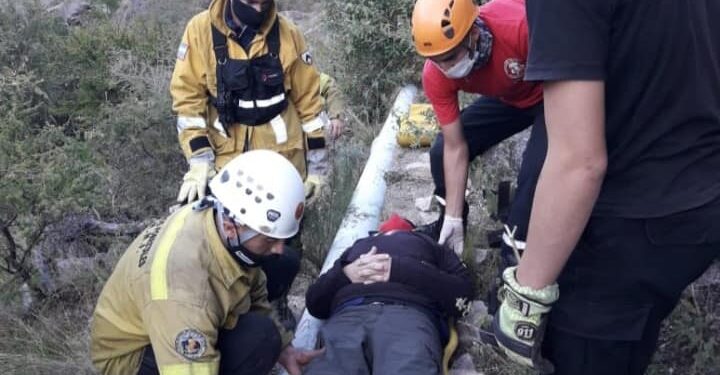 Rescataron a un turista en Río de los Molles