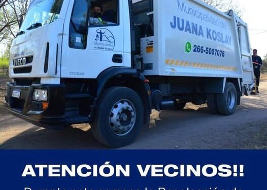 Recolección de residuos será normal