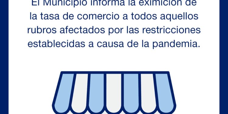 Los comercios no esenciales no pagarán el canon comercial durante mayo