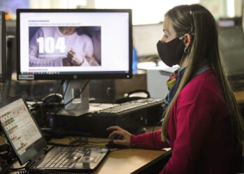 Línea 104: quedó habilitado el nuevo servicio en el Centro de Atención de Emergencias