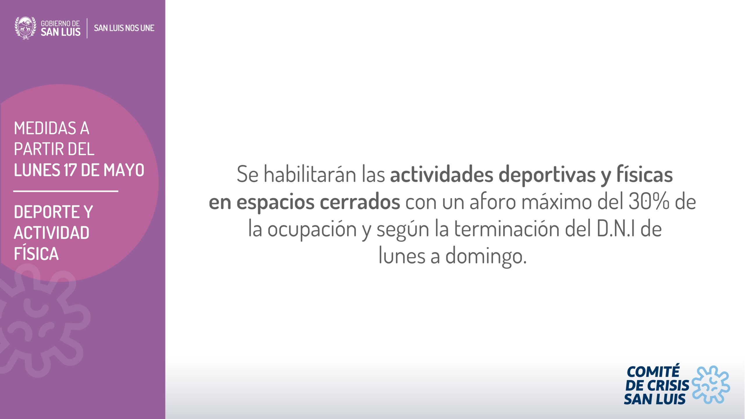 IMPORTANTE: MEDIDAS DISPUESTAS HOY POR EL COMITÉ DE CRISIS Y QUE ESTARÁN VIGENTES POR 15 DÍAS