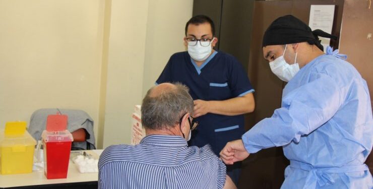 412 vecinos de Juana Koslay recibieron este lunes la segunda dosis de Sinopharm