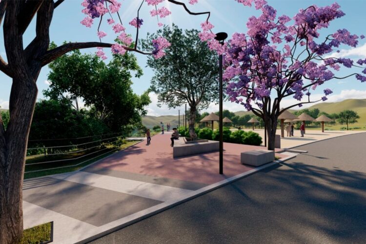 Asi será el paseo del Lago que se construirá en Potrero de los Funes