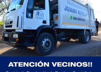 SERVICIO DE RECOLECCIÓN DE RESIDUOS SUSPENDIDO