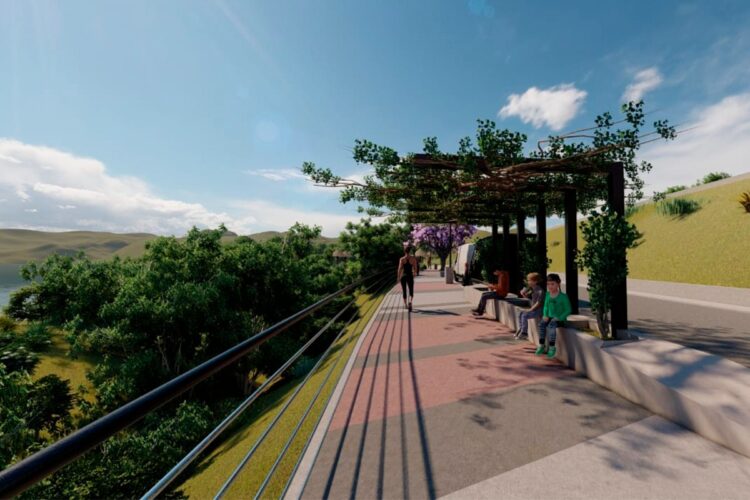 Asi será el paseo del Lago que se construirá en Potrero de los Funes