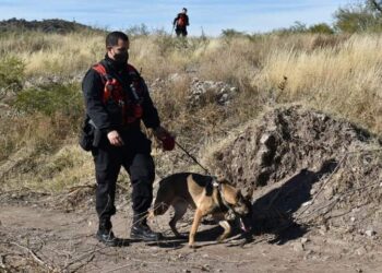 CASO GUADALUPE: EN LA JORNADA DE HOY CONTINÚAN LOS RASTRILLAJES EN ZONA DEL PERILAGO CRUZ DE PIEDRA.