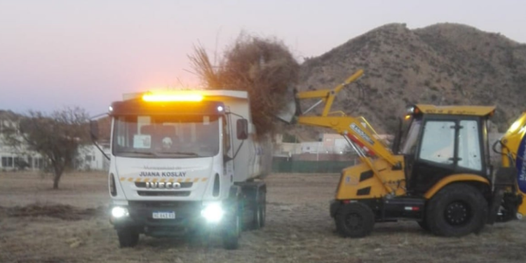 Intensos operativos de desmalezado, retiro de escombros en distintos puntos de la ciudad