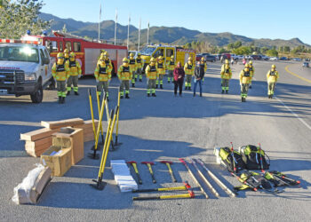 Bomberos voluntarios de Potrero de los Funes presentaron nuevo equipamiento