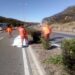 Intensifican tareas de limpieza y desmalezado en rutas 20, 9, Los Puquios y perilago Cruz de Piedra