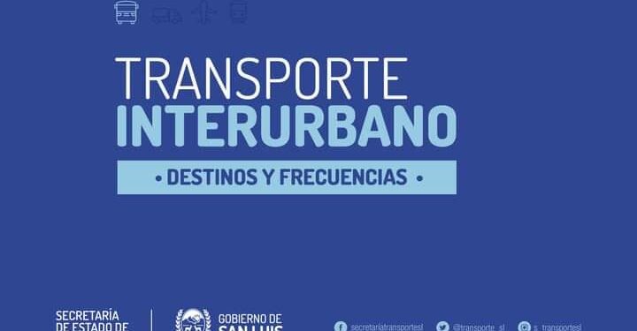 DESTINOS Y FRECUENCIAS DEL TRANSPORTE INTERURBANO DE JUANA KOSLAY Y ALREDEDORES