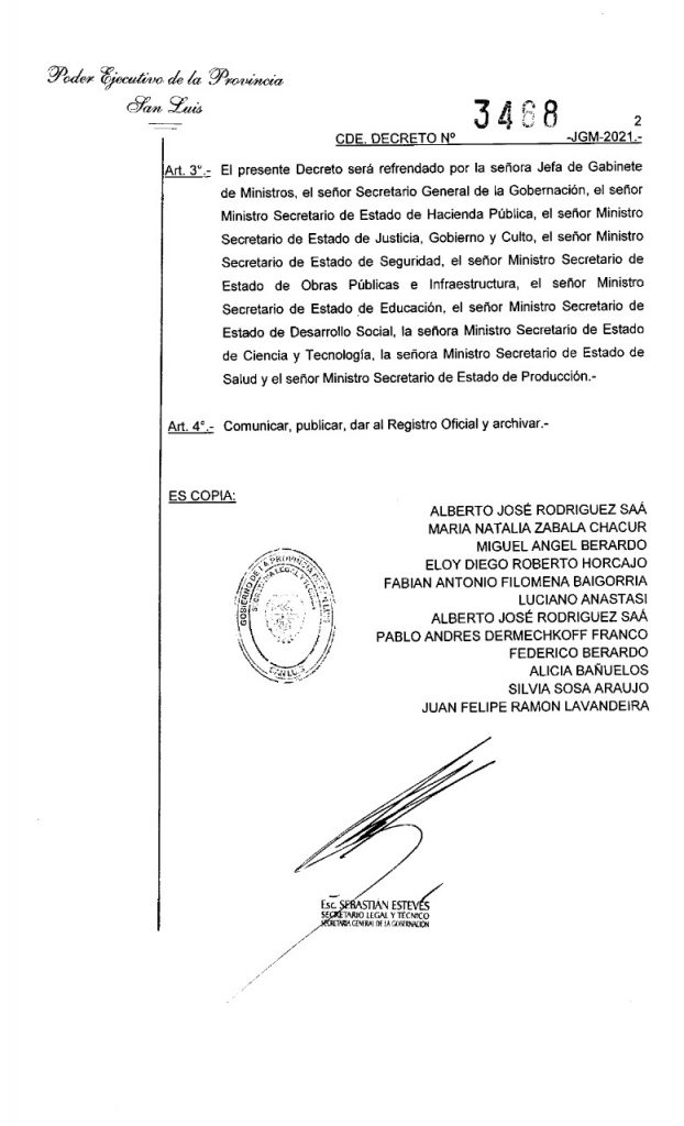 El Gobierno prorrogó las medidas sanitarias vigentes por la pandemia