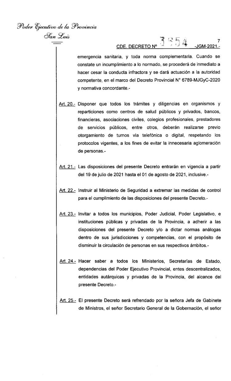 Nuevas medidas: liberan actividades y amplían horarios de circulación