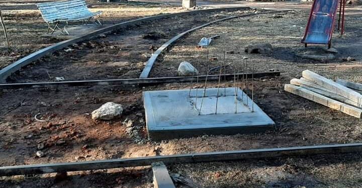 Reacondicionan distintas plazas de Juana Koslay