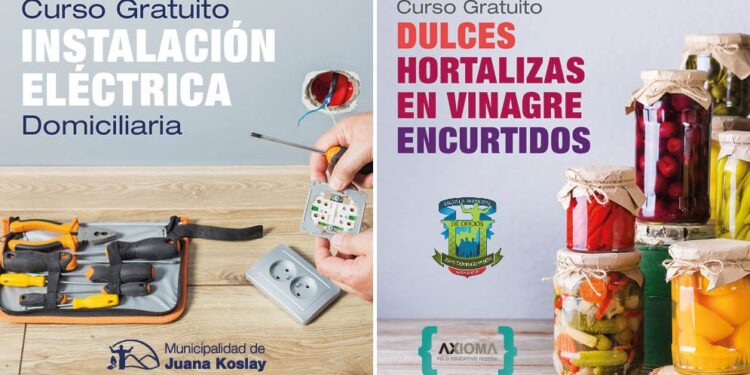 La Escuela de Oficios Municipal inicia dos cursos gratuitos destinados a todos los vecinos de Juana Koslay