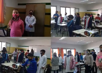 La escuela 264 Martín Pueyrredón hizo un acto virtual en homenaje a San Martín