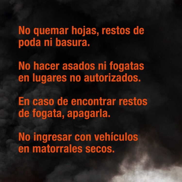 La municipalidad de Juana Koslay concientiza sobre la prevención de incendios