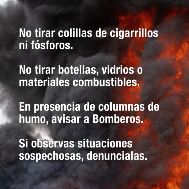 La municipalidad de Juana Koslay concientiza sobre la prevención de incendios