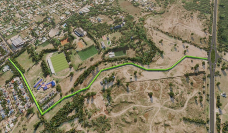 Comenzaron en Juana Koslay cuatro obras que darán seguridad al tránsito en la autopista Los Puquios