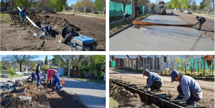 Varios operativos de cuadrillas municipales por distintos barrios