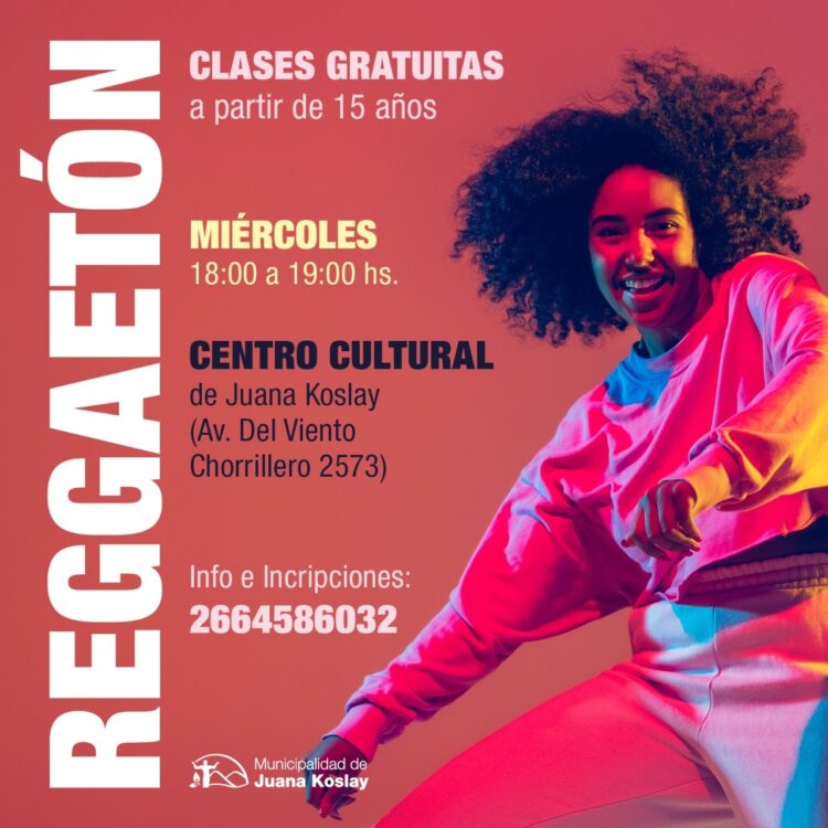 Aprendé a bailar ritmos urbanos en el Centro Cultural de Juana Koslay