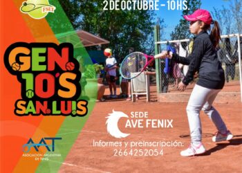 Se viene el Encuentro participativo Sub10 de tenis del programa denominado GEN10S
