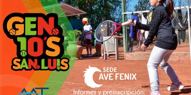 Se viene el Encuentro participativo Sub10 de tenis del programa denominado GEN10S
