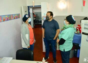 El intendente Jorge “Toti” Videla visitó el CAPS de El Chorrillo