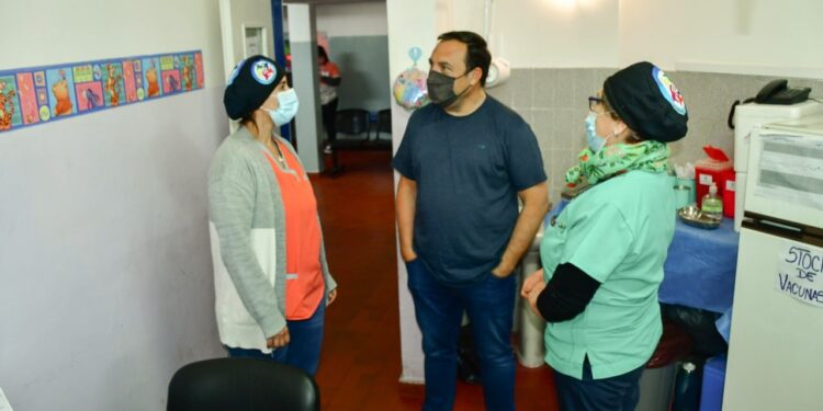 El intendente Jorge “Toti” Videla visitó el CAPS de El Chorrillo