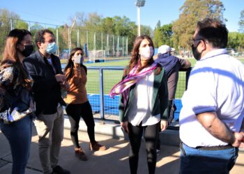 La Secretaria de Deportes de la Nación recorrió instlaciones deportivas de San Luis, Juana Koslay y Villa Mercedes.