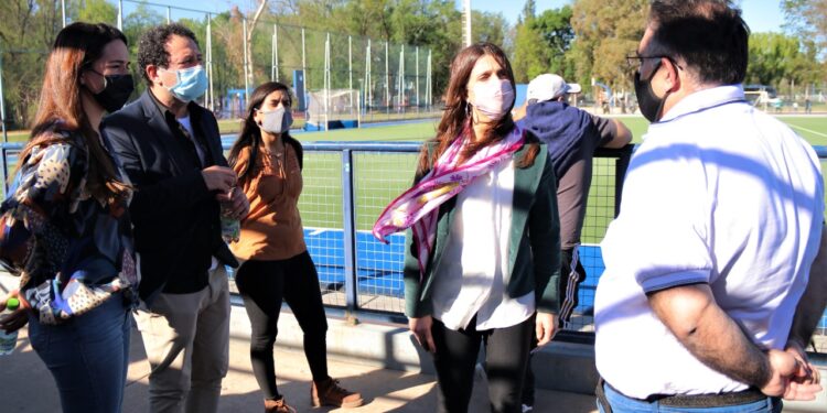 La Secretaria de Deportes de la Nación recorrió instlaciones deportivas de San Luis, Juana Koslay y Villa Mercedes.