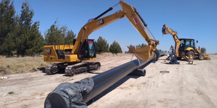 Acueducto La Florida II. La obra que beneficia a vecinos de San Luis, La Punta y Juana Koslay avanza con rapidez