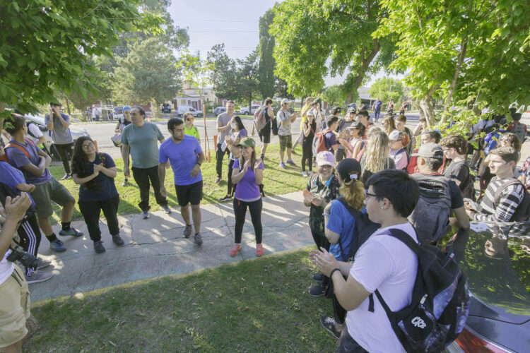 Alumnos del secundario de EPD “Albert Einstein” escalaron el Cerro de la Cruz