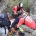 Rescate de un joven que se descompuso en el camino del Salto de la Moneda