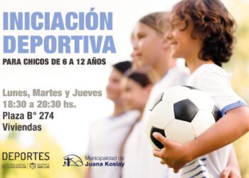 Nuevo taller de iniciación deportiva para niños de 6 a 12 años