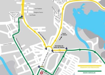 Cómo será el operativo de corte de calles y desvíos por el evento en rotonda cruz de Piedra