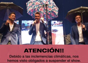 Finalmente se suspendió la presentación de Destino San Javier por el clima inestable