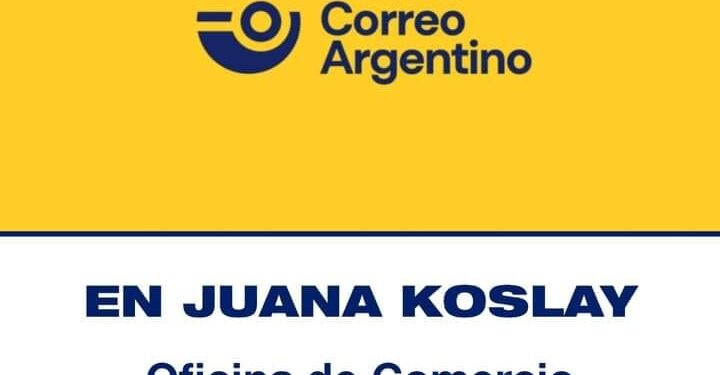 A partir del próximo lunes 3 de enero Juana Koslay tendrá su propia sucursal de Correo Argentino.