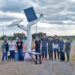 Alumnos de la Escuela Técnica Lallermant desarrollaron un árbol solar y fue instalado en Nogolí