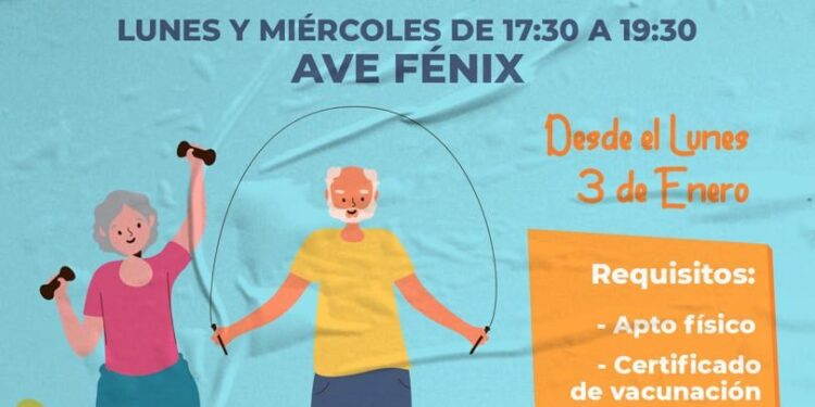 El “Ave Fénix” abrió su escuela deportiva para adultos mayores