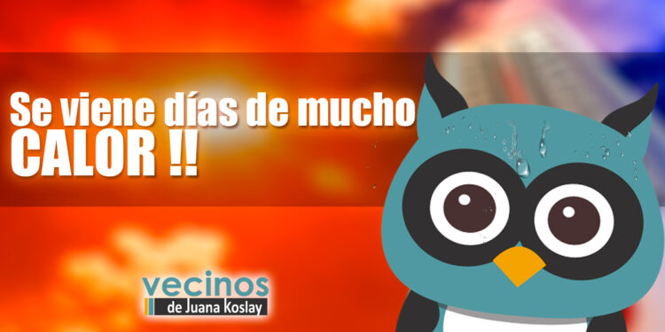 Se vienen días de mucho calor
