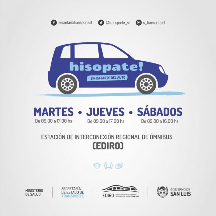 Refuerzo de los operativos de vigilancia activa: desde este jueves el Hospital Central “Ramón Carrillo” contará con un centro de hisopados móvil