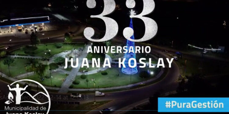 JUANA KOSLAY FESTEJA SU 33º ANIVERSARIO
