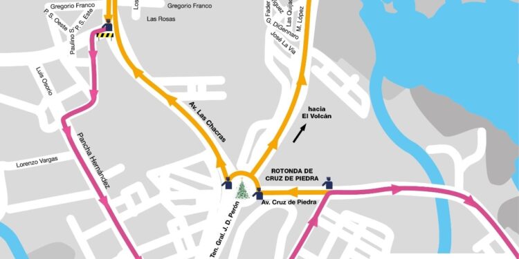 Así será el operativo de tránsito por el 33º aniversario de Juana Koslay