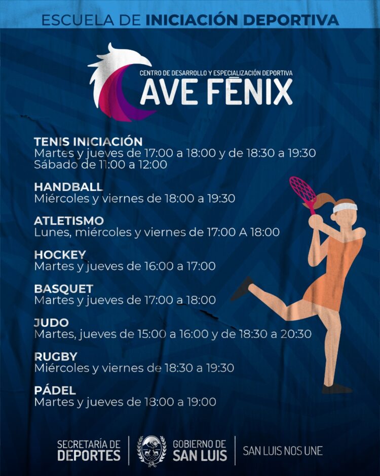 Ya están en marcha las escuelas deportivas del Gobierno provincial. ¿Cuáles son y dónde se dan?